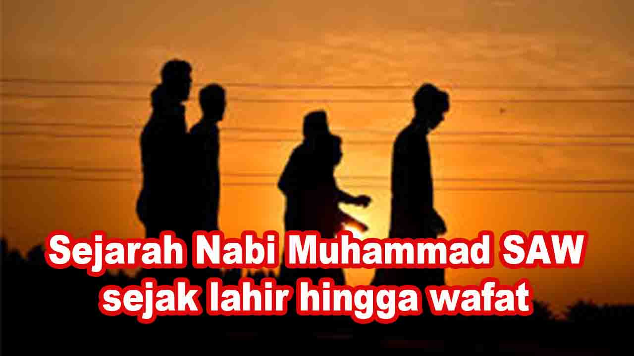 Sejarah Nabi Muhammad SAW sejak lahir hingga wafat