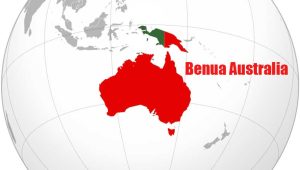 letak Benua Australia
