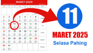 Tanggal 11 Maret 2025