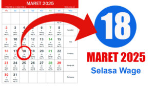 Tanggal 18 Maret 2025