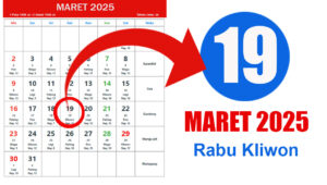 Tanggal 19 Maret 2025