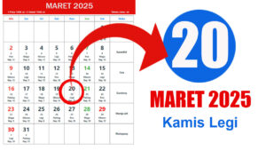 Tanggal 20 Maret 2025