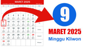 Tanggal 9 Maret 2025