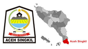 lambang dan peta letak Aceh Singkil