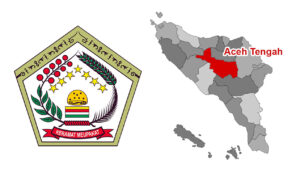 lambang dan peta letak Aceh Tengah