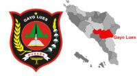 lambang dan peta letak Kabupaten Gayo Lues