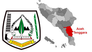 logo dan peta letak Aceh Tenggara