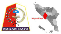 lambang dan peta letak Kabupaten Nagan Raya