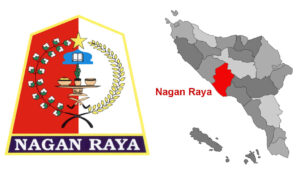 lambang dan peta letak Kabupaten Nagan Raya
