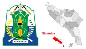 lambang dan peta letak Simeulue