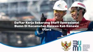 daftar kerja sekarang staff operasional bumn di kecamatan molawe kab konawe utara 1753902461