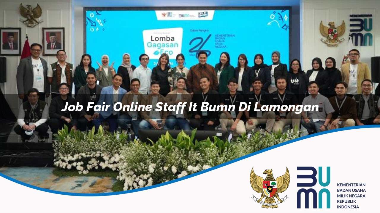 Job Fair Online Staff IT BUMN di Lamongan 2025