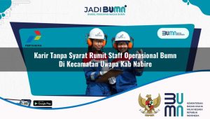 Karir Tanpa Syarat Rumit Staff Operasional BUMN di Kecamatan Uwapa, Kab. Nabire