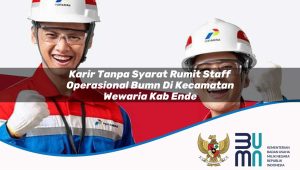 karir tanpa syarat rumit staff operasional bumn di kecamatan wewaria kab ende 1753846592
