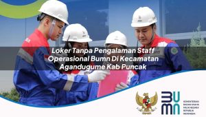 Loker Tanpa Pengalaman Staff Operasional BUMN di Kecamatan Agandugume, Kab. Puncak
