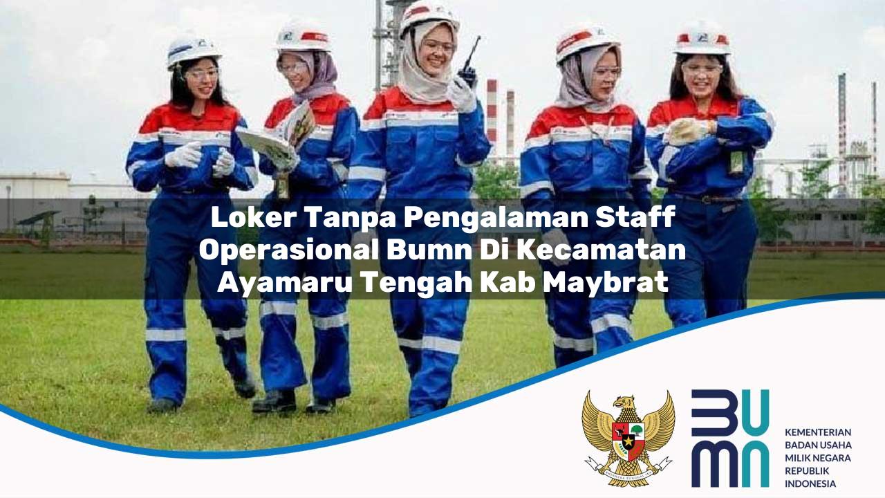 loker tanpa pengalaman staff operasional bumn di kecamatan ayamaru tengah kab maybrat 1753745258