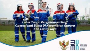loker tanpa pengalaman staff operasional bumn di kecamatan gupura kab lanny jaya 1753891660