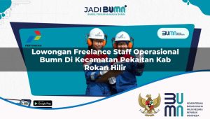 Lowongan Freelance Staff Operasional BUMN di Kecamatan Pekaitan, Kab. Rokan Hilir
