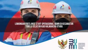 Lowongan Freelance Staff Operasional BUMN di Kecamatan Tobelo Selatan, Kab. Halmahera Utara