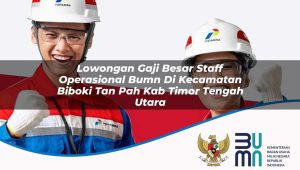 lowongan gaji besar staff operasional bumn di kecamatan biboki tan pah kab timor tengah utara 1753183733
