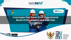lowongan gaji besar staff operasional bumn di kecamatan hubikiak kab jayawijaya 1753548778