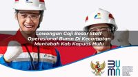 lowongan gaji besar staff operasional bumn di kecamatan mentebah kab kapuas hulu 1753570116