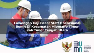 lowongan gaji besar staff operasional bumn di kecamatan miomaffo timur kab timor tengah utara 1753830733