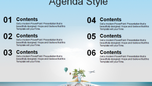 Agenda style ppt