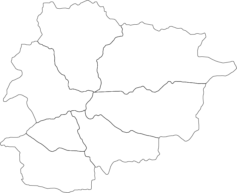 Andorra map PNG