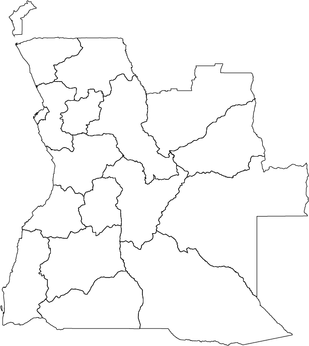 Angola map PNG