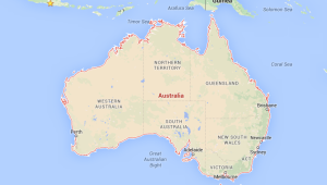 Australia map