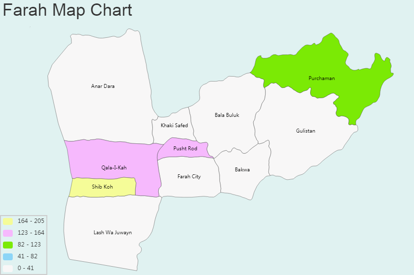 Farah Map Chart and Blank Image