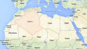 Gambar peta negara Aljazair atau Algeria 500x311 1