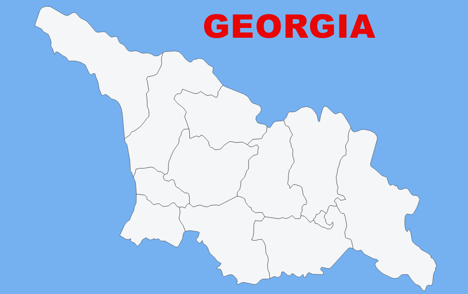 Georgia Map Chart