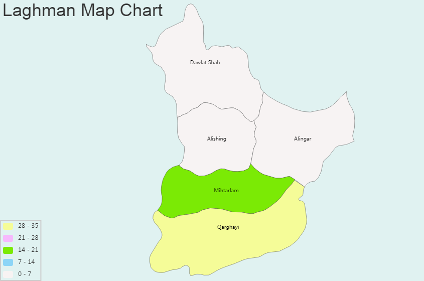 Laghman Map Chart and Blank Image