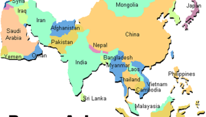 Peta Benua Asia