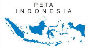 Peta Indonesia buta tanpa provinsi
