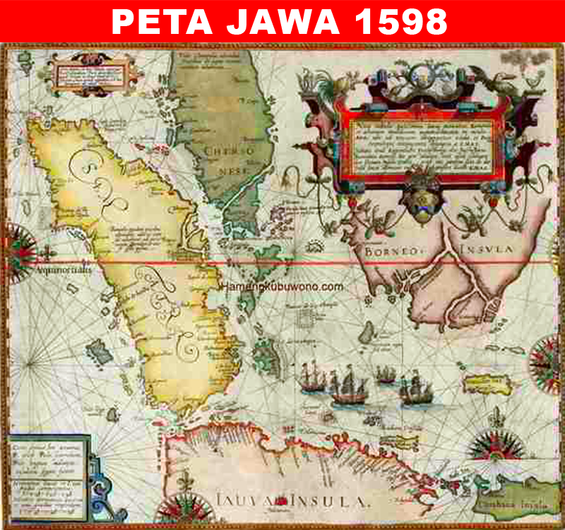 9 Peta Jawa Kuno dari Tahun 1598-1840