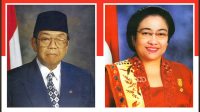 Presiden K.H. Abdurrahman Wahid dan Wakil Presiden Megawati Soekarnoputri