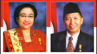 Presiden Megawati Soekarnoputri dan Wakil Presiden Hamzah Haz