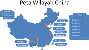 Slide 1 Template PPT Peta Cina