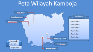 Slide 1 Template PPT Peta Kamboja