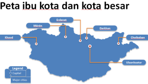 Slide 1 Template PPT Peta Mongolia