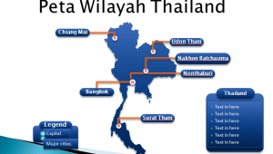 Slide 1 Template PPT Peta Thailand