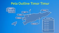Slide 1 Template PPT Peta Timor Timur Gratis