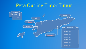 Slide 1 Template PPT Peta Timor Timur Gratis