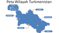 Slide 1 Template PPT Peta Turkmenistan