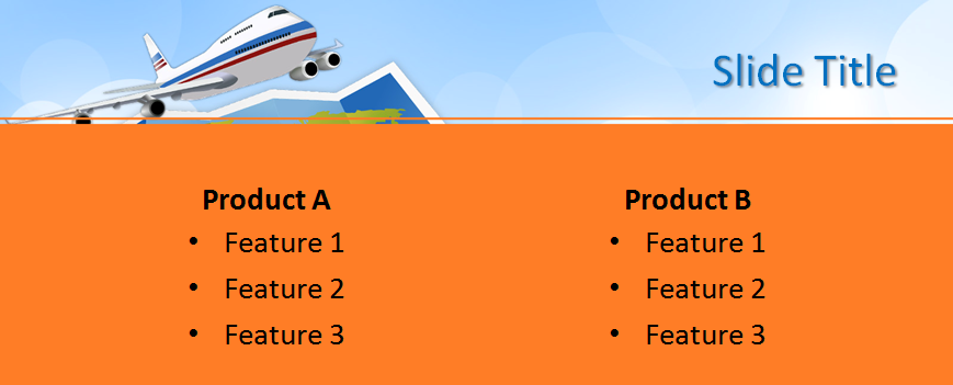 Template PowerPoint Gratis Perjalanan Dunia