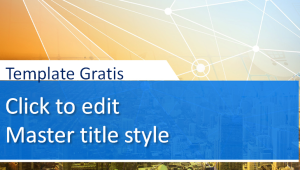 Slide 1 Template PowerPoint Kota Gratis