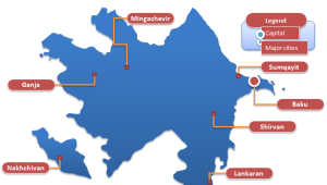 Slide 1 Template PowerPoint Peta Azerbaijan